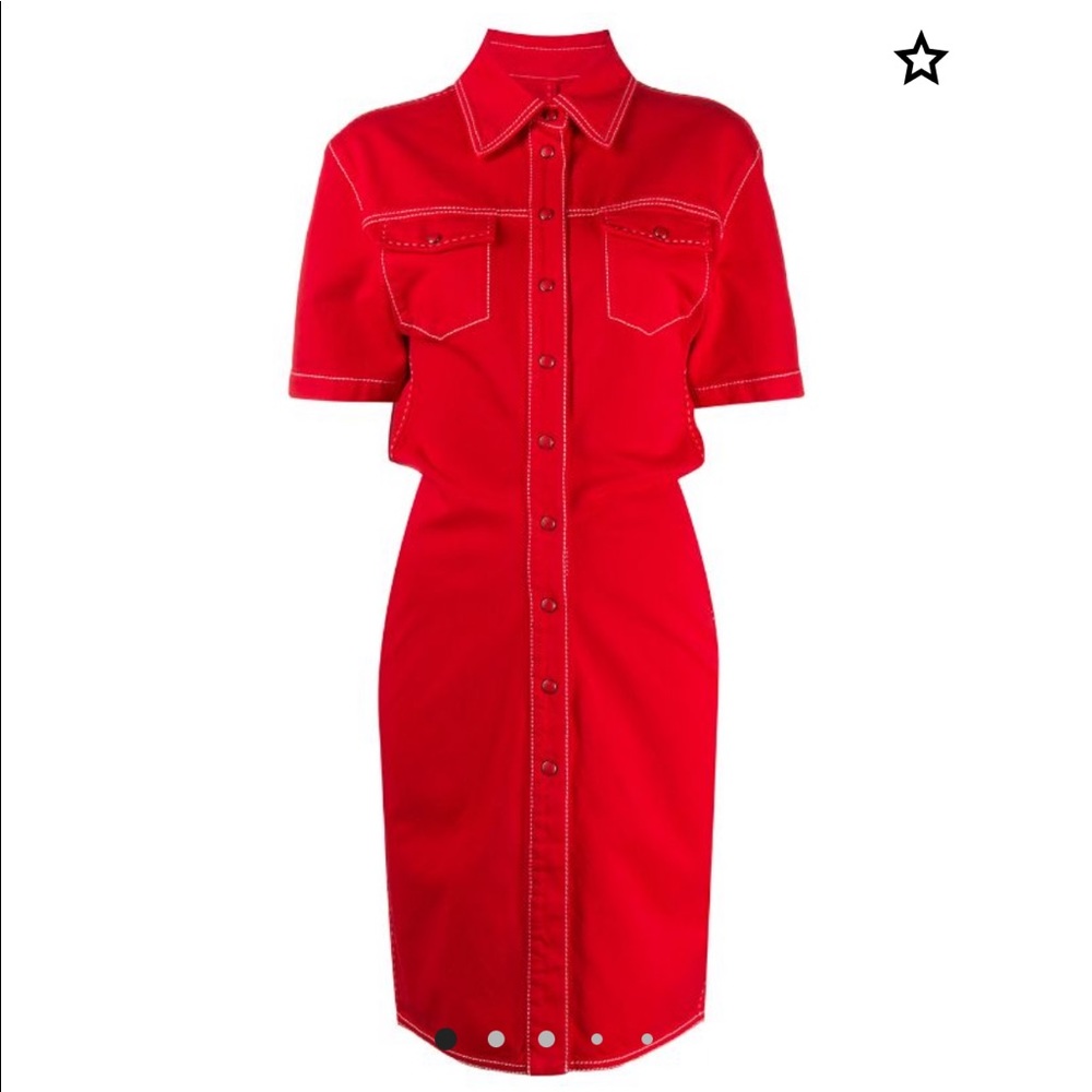 Off-White by Virgil Abloh - Denim Shirt Dress